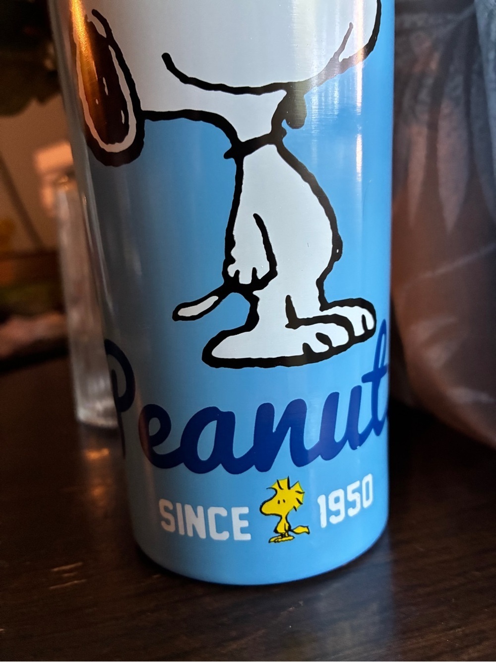 Light Blue Snoopy Travel Tumbler - Insulated Carry Cup - Picture 10 of 11